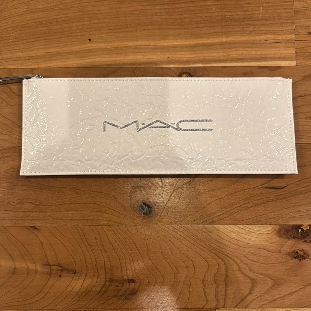 MAC White Cosmetic Bag